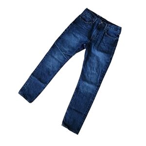 Men’s Levi's 502 Made and Crafted Premium Dark Wash Taper Jeans Size 30x32.